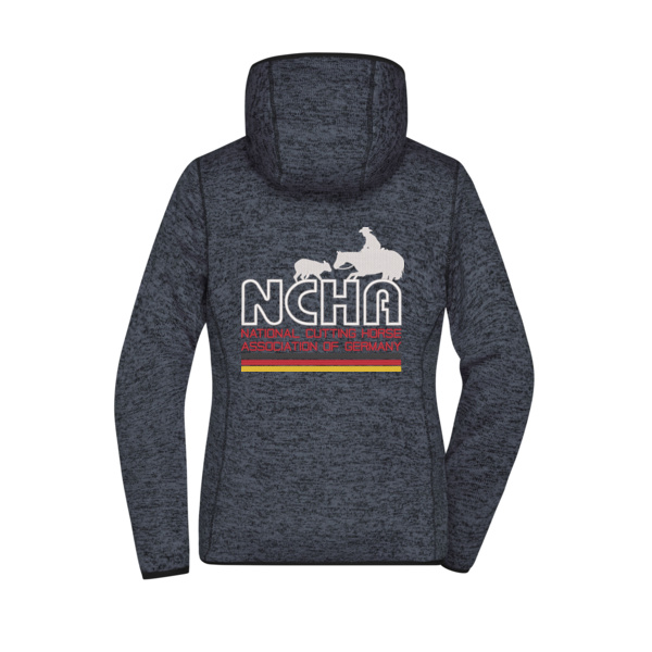 Rückenstick - Ladies' Knitted Fleece Hoody Miniaturansicht