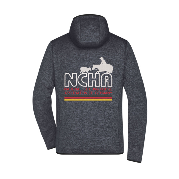 Rückenstick - Men's Knitted Fleece Hoody Miniaturansicht