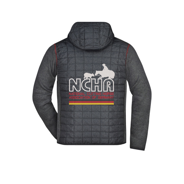 Rückenstick - Men's Knitted Hybrid Jacket Miniaturansicht